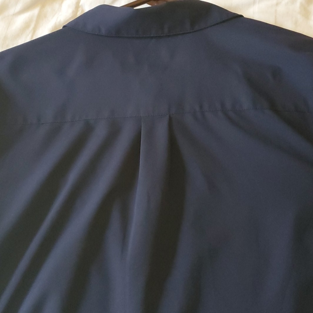 Navy  button up - Picture 2 of 2